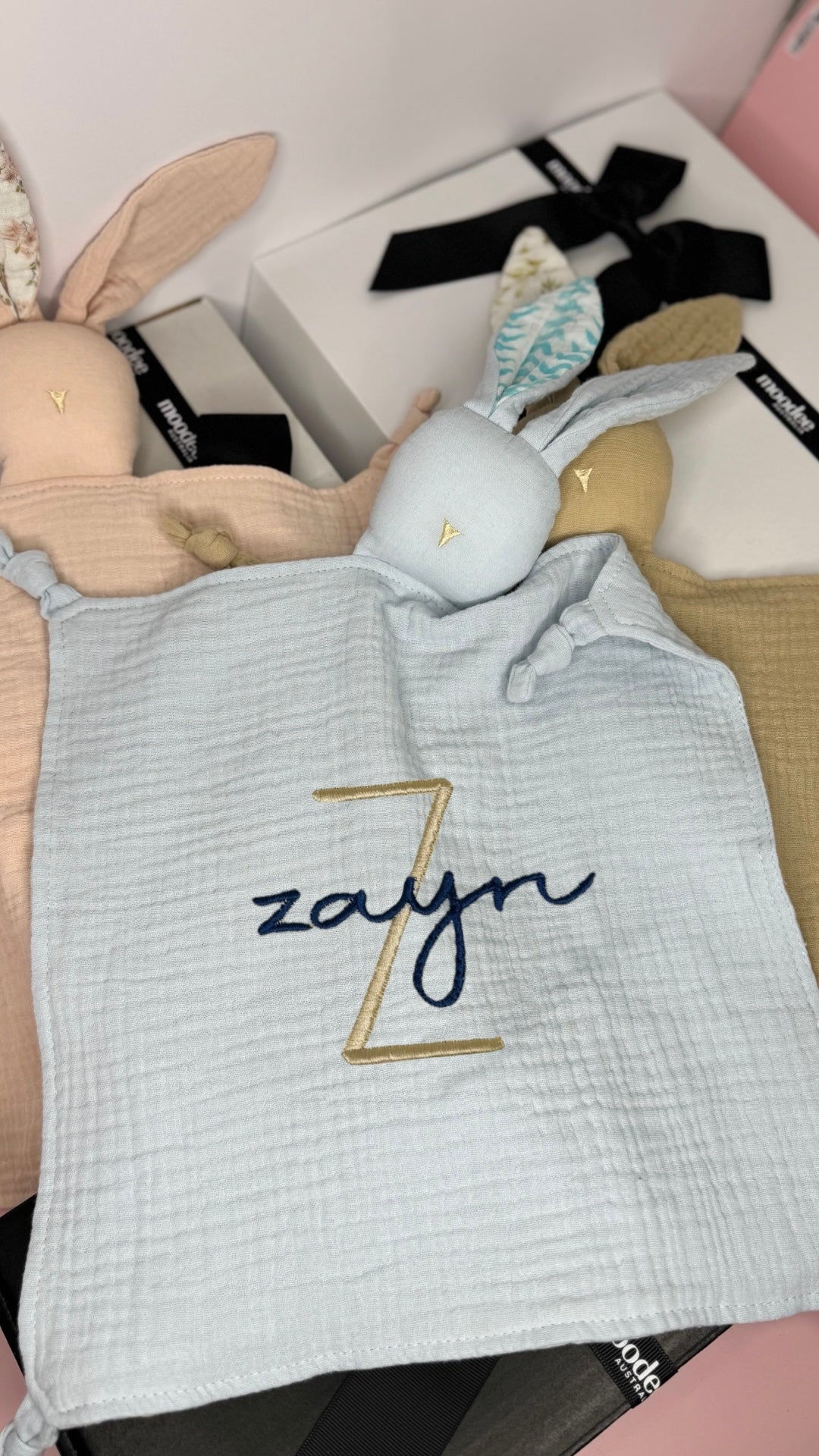 Personalised Bunny Comforter Set