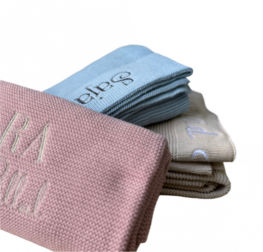 Double name - Personalised Baby Blanket