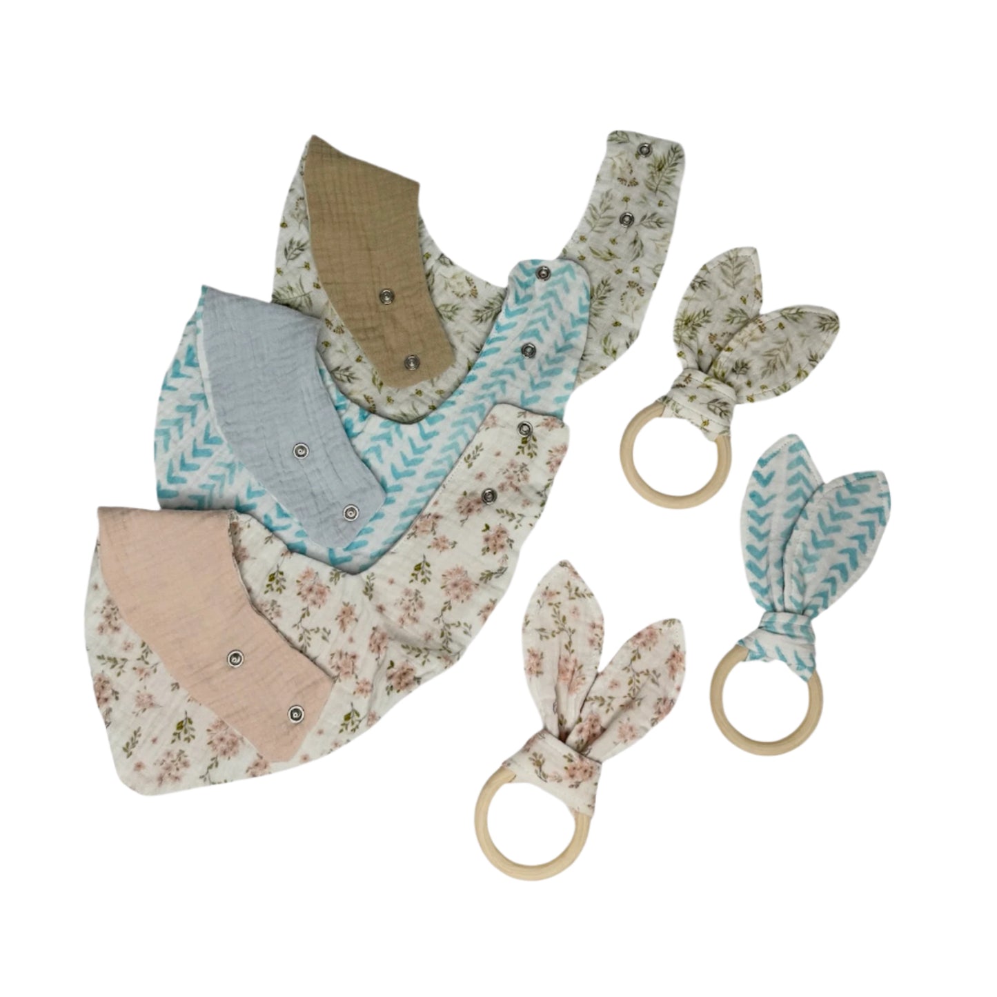 Bib & Teether Teether Set