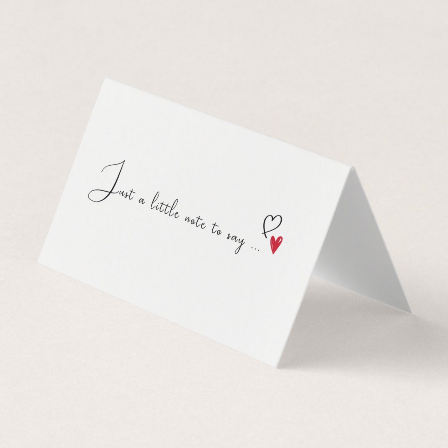 Hand Written Card